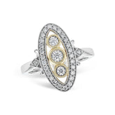 14KT Gold Ladies Diamond Ring